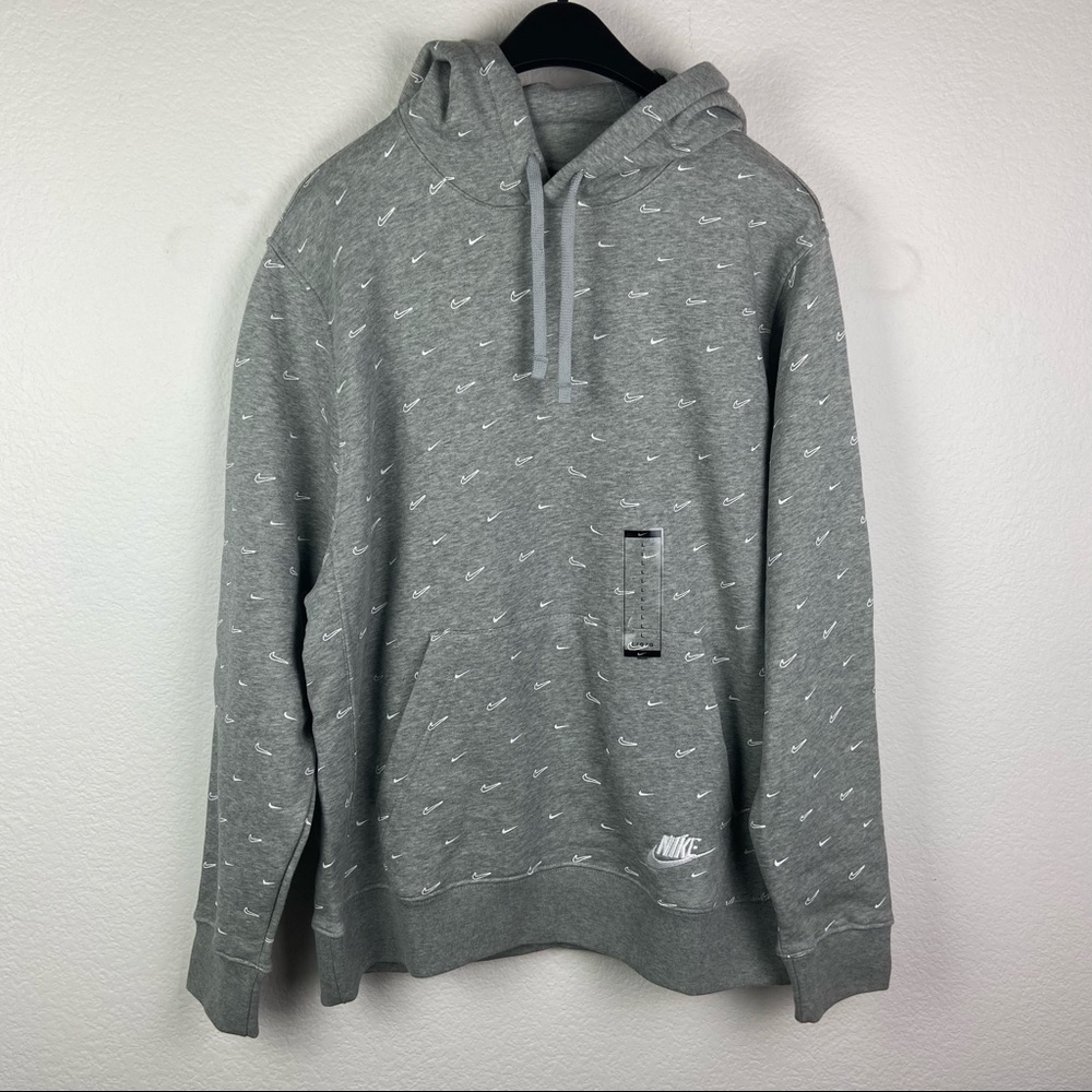 Nike NSW Club Fleece All Over Printed Hoodie